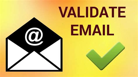 validating email address